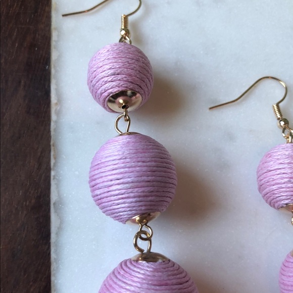 The Molly - Petal Pink Drop Statement Earring - Picture 4 of 4